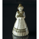 Lady in national costume, Bing & Grondahl ceramic figurine No. 7205-3