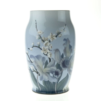 Vase med Blomstergren, Bing & Grøndahl nr. 7208-2