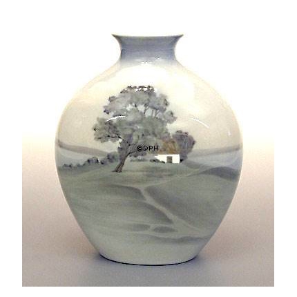 Vase mit Landschaft, Royal Copenhagen Nr. 736-5506