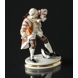 Snowball Fighter, Bing & grondahl overglaze figurine No. 8025