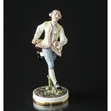 Running Footman, Bing & grondahl overglaze figurine