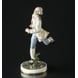Running Footman, Bing & grondahl overglaze figurine no. 8028