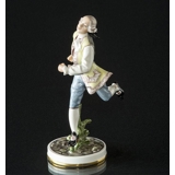 Running Footman, Bing & grondahl overglaze figurine