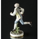Running Footman, Bing & grondahl overglaze figurine no. 8028