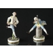 Jumping Footman, Bing & grondahl overglaze figurine no. 8029