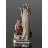 The Tinderbox The Soldier and the Witch by the hollow Tree, Bing & grondahl overglaze figurine