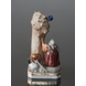 The Tinderbox The Soldier and the Witch by the hollow Tree, Bing & grondahl overglaze figurine no. 8051