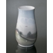 Vase mit Landschaft mit Mühle, Bing & Gröndahl Nr. 8522-210