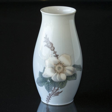 Vase mit weißer Blume mit Dornen, Bing & Gröndahl Nr. 8652-249
