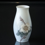Vase with white Flower with thorns, Bing & Grondahl