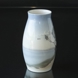 Vase with Landscape with trees, Bing & Grondahl No. 8676-247 or 576-5247