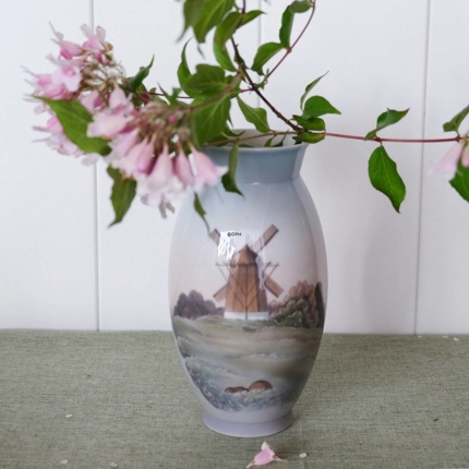 Vase mit Mühle, Bing & Gröndahl Nr. 8682-420