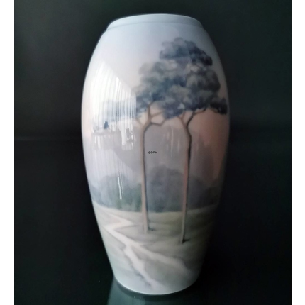 Vase mit Landschaft, Bing & Gröndahl Nr. 8692-251
