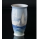 Vase med skib, Bing & Grondahl nr. 8713-450