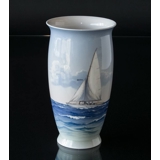 Vase with Ship, Bing & Grondahl No. 8713-450