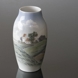 Vase mit Landschaft mit Dorfkirche, Bing & Gröndahl Nr. 8792-243 oder 740