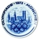 Bavaria Olympic Game Large plate 1972, Munich