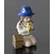 Girl with Budgerigar, Bing & Grondahl annual figurine 2002