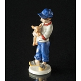 Boy with piglet, Bing & Grondahl annual figurine 2003