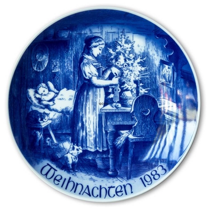 1983 Bareuther Christmas plate - German