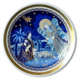 1989 Bavaria Christmas Plate Annunciation to the Shepherds