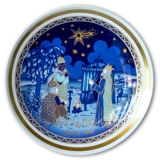 1992 Bavaria Christmas Plate The Three Magi see the Star
