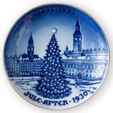 1992 X-mas Tree at the Town Square, Bing & Grondahl Centennial plate