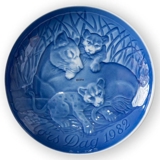 Lion with Cubs 1982, Bing & Grondahl Mother's Day plate