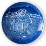Giraffe with calf 2009, Bing & Grondahl Mother's Day plate