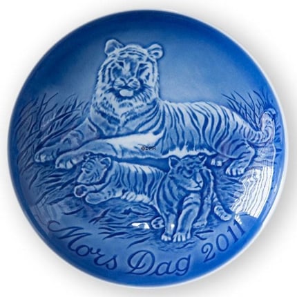 Tigress with cubs 2011, Bing & Grondahl Mother's Day plate