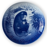 Chimpanzee with Baby 2016, Bing & Grondahl Mother's Day plate