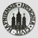 City Arms plate, HAFNIENSIS INSIGNIA CIVIT, Bing & Grondahl