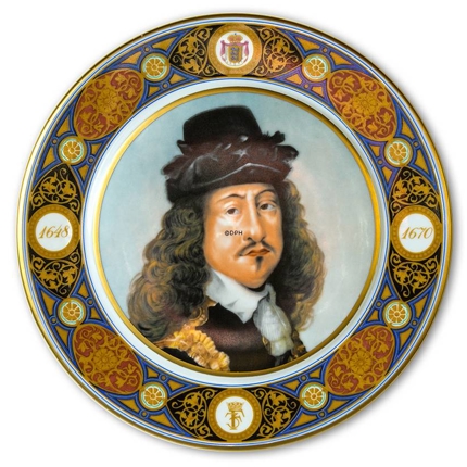 Kongeplatte, Frederik III, Bing & Grøndahl
