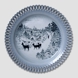 Bing & Grondahl, Plate, Animals in Twilight