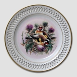 Bing & Grondahl Plate, Songbirds, Goldfinch