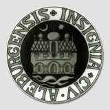 City Arms plate, ALLEBURGENSIS INSIGNIA CIV, Bing & Grondahl