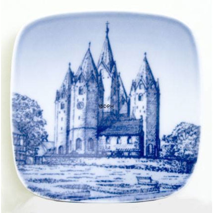 Plate with Kalundborg Church, Bing & Grondahl