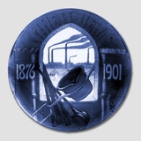 Foundry's Jubilee plate, 1876-1901, Bing & Grondahl