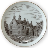 Frederiksborg Castle - Hillerød plate, drawing in brown, Bing & Grondahl