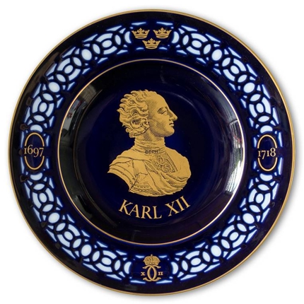 Nordiske Konger mindeplatte, Karl XII af Sverige, Bing & Grøndahl