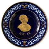 Nordic Kings commemorative plate, Karl XII of Sweden, Bing & Grondahl
