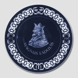 Nordic Kings commemorative plate, Magnus Ladulås, Bing & Grondahl