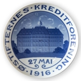 1916 Mindeplatte, Østifternes Kreditforening 27.maj, Bing & Grøndahl