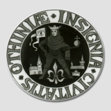 City Arms plate, OTHINIÆ, INSIGNIA CIVITATIS, Bing & Grondahl