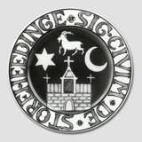 City Arms plate, STOREHEEDINGE SIG CIVIM DE, Bing & Grondahl