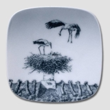 Plate with Stork's Nest, Bing & Grondahl