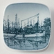 Plate with Fishing boats, Bing & Grondahl