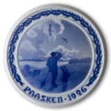 Farmer with child 1926, Bing & Grondahl Easter plate