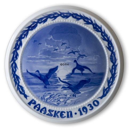 Wild Geese in the Sky1930, Bing & Grondahl Easter plate