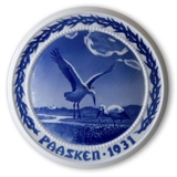 Storkene lander 1931, Bing & Grøndahl Påskeplatte